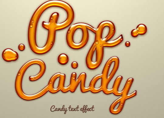 Candy-text-effect