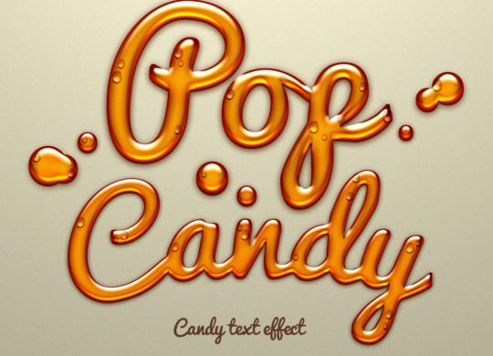 Candy-text-effect